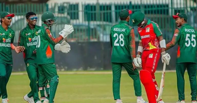 জিম্বাবুয়ে ও বাংলাদেশের যুবারা